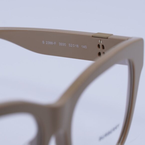  🕶️ New Burberry BE2388F 3990 Eyeglasses - Beige Frame 52mm - Picture 6 of 10